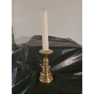 Brass Pricket Candlestick 6.5" Virginia Metalcrafters Williamsburg Restoration